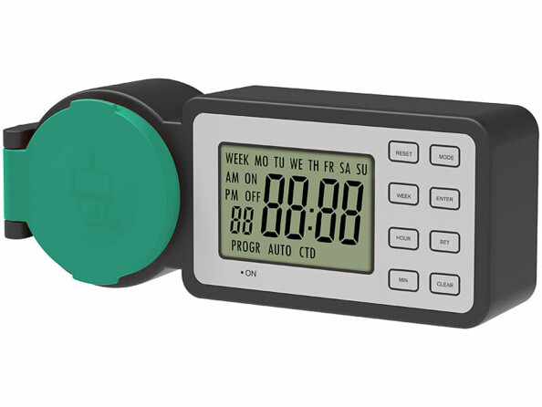 Programmateur électrique hebdomadaire d'extérieur