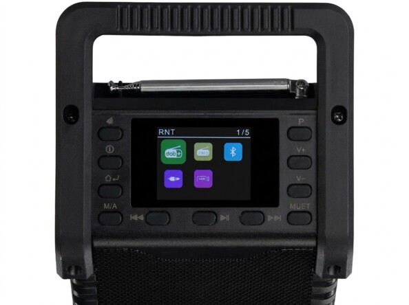 Radio d'extérieur et de chantier rechargeable DAB+/FM DOR-805 avec fonction bluetooth