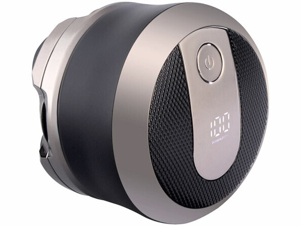 Rasoir électrique rechargeable pour crâne vu du dessus