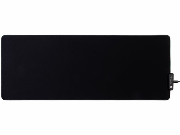 Tapis de souris gaming 80 x 30 cm avec éclairage LED vu de face