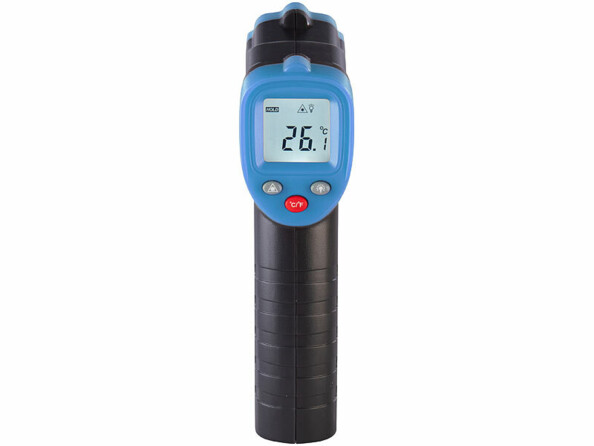 Thermomètre infrarouge sans contact vue arrière