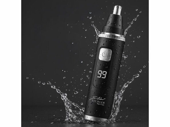 Tondeuse nez et oreilles Sichler Beauty étanche IPX6 – nettoyage sous l’eau