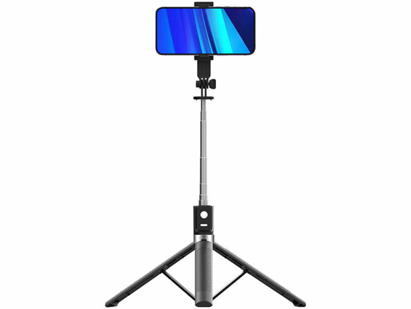 Trépied smartphone et perche à selfie 170 cm avec déclencheur 