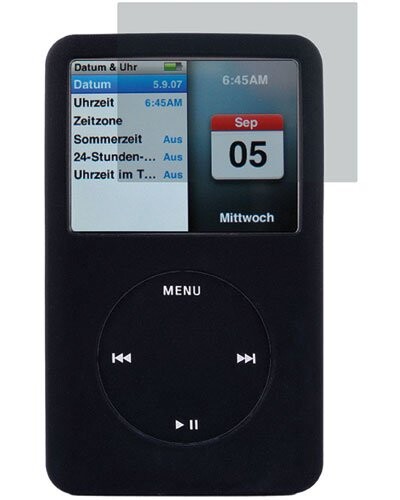 Housse En Silicone Noire Pour Ipod Classic 160 Gb