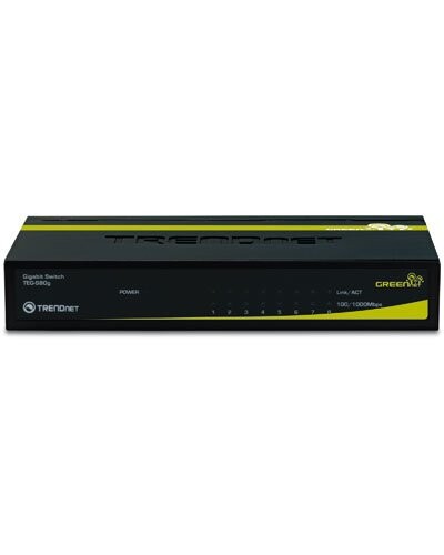 Hub Switch 8 ports Gigabit Greennet ''Teg-S80G''