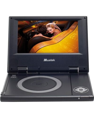 Lecteur DVD Portable Mustek Mvp700B + USB/SD/Mmc Divx