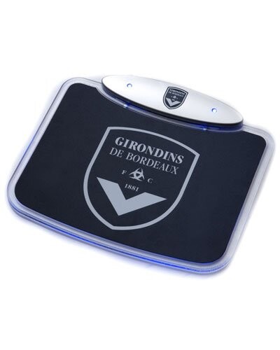 Tapis de souris lumineux avec Hub USB bordeaux