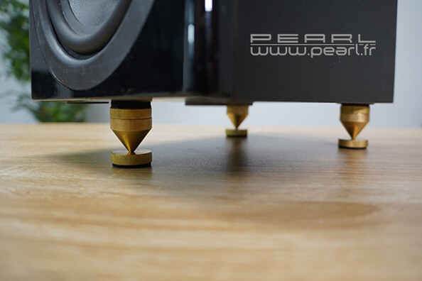 4 découpleurs hifi finition laiton Dynavox