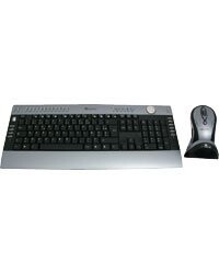 Kit Clavier Plat + Souris Sans Fil Master