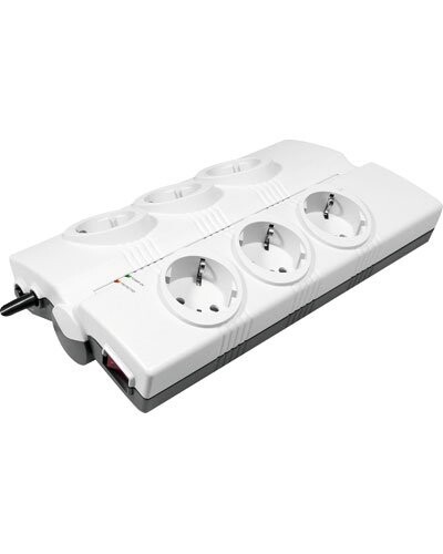 Multiprise Pliable 6 Prises / USB / RJ45
