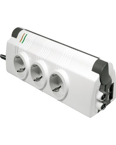 Multiprise Pliable 6 Prises / USB / RJ45