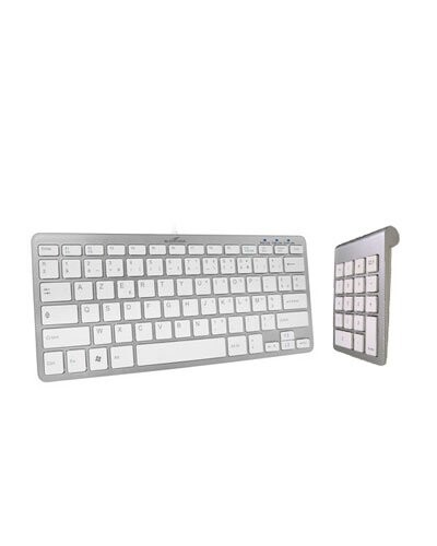 Bundle clavier compact + pavé numérique look Mac