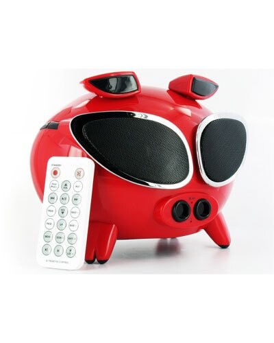 Enceinte Dock ''Superpig'' Rouge