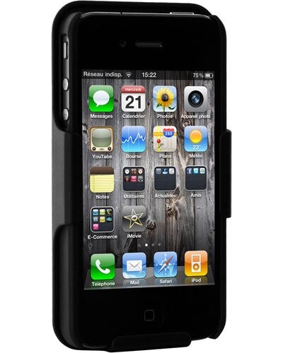 Holster/Stand ''Novodio Blackmamba '' pour iPhone 4 / 4S