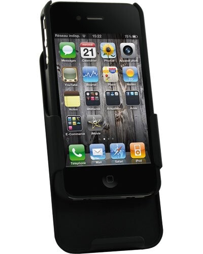 Holster/Stand ''Novodio Blackmamba '' pour iPhone 4 / 4S