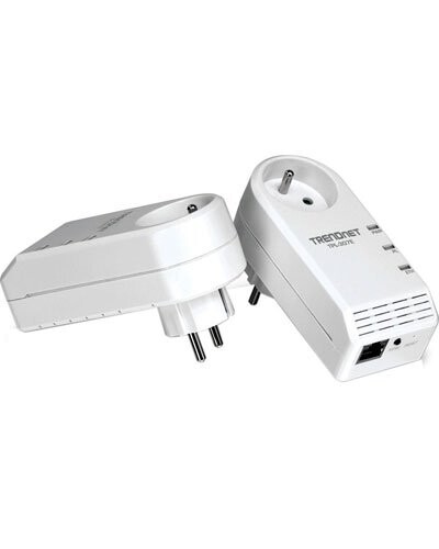 2 Adaptateurs CPL 200 Mbps avec report de prise TPL-307E2K
