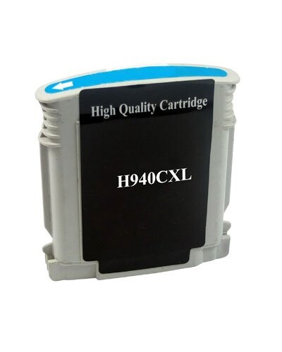Cartouche remanufacturée HP N°940 XL C4907AE - Cyan