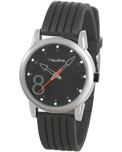 Montre analogique Newave modèle Rainure noir