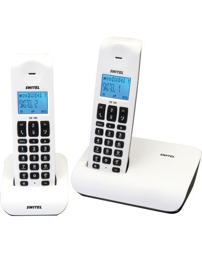 Switel téléphones sans fil DE182 Duo - blanc