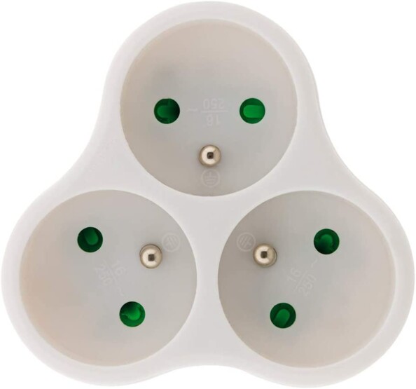 Triplite 3 en 1 : désormais, vous n'êtes plus à court de prises : que ce soit à la maison, au bureau ou à l'atelier