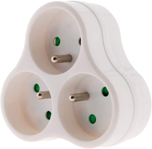 Triplite triangulaire blanche