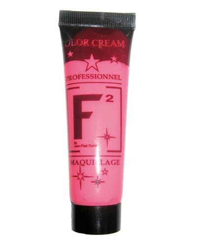 Tube de maquillage rose fluo