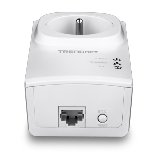 2 adaptateurs CPL 500 Mbps avec prise déportée TPL-407E2K