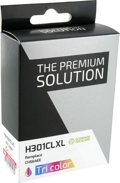 Cartouche remanufacturée HP N°301 XL CH564EE - CMJ