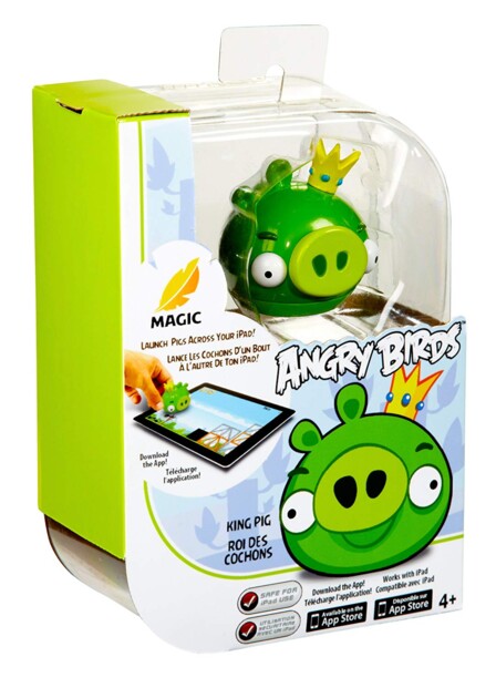 Figurine King Pig pour jeu iOS Angry Birds - Mattel