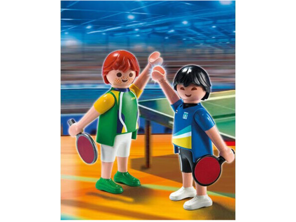 Les Playmobils aux Jeux Olympiques : le tennis de table