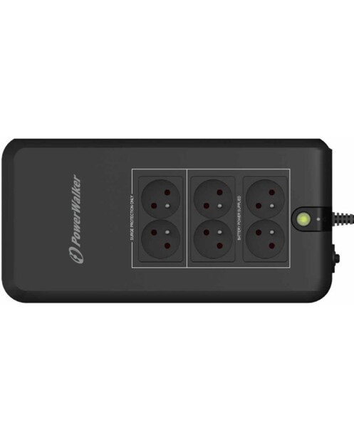 Onduleur multiprise 800 VA PowerWalker VFD 800 APFC vue de haut