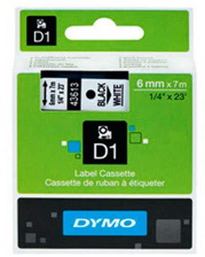 Ruban D1 pour étiqueteuse Dymo