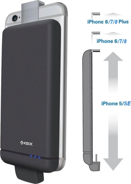 Batterie d'appoint pour iPhone 5 / SE / 6 / 7 / 8 KSix