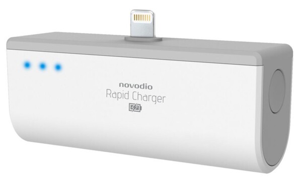 Batterie externe compatible Lightning - Novodio Rapid Charger