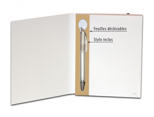 Bloc-notes A5 ''My Personal Compenion'' - ''Designs'' Gold