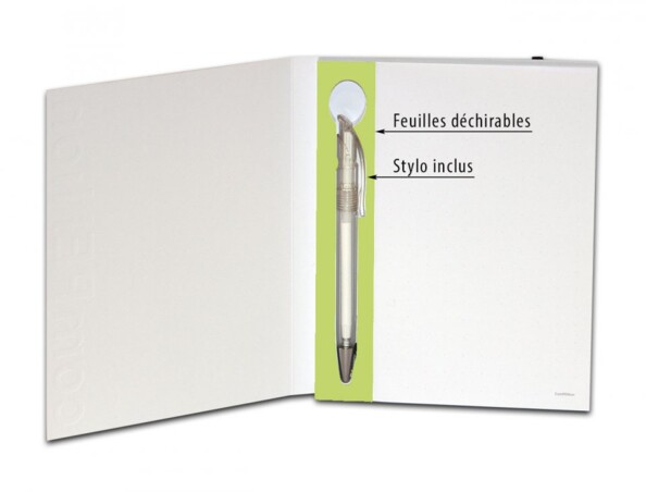 Bloc-notes A5 ''My Personal Compenion'' - Vert