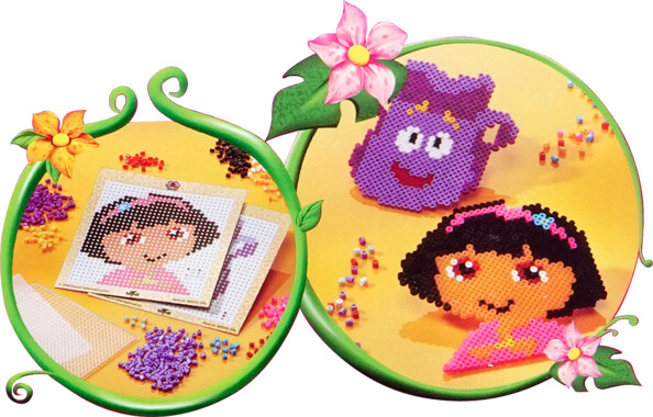 Boite d'activités DORA - création de colliers & bracelets + perles à repasser