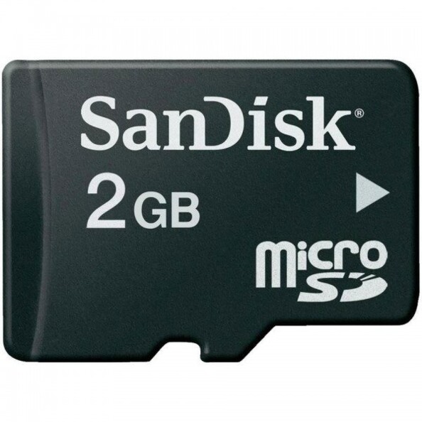 Carte Micro SD SanDisk 2 Go