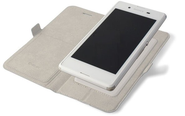 Étui universel folio pour smartphone avec slide - jusqu'à 5'' - Noir