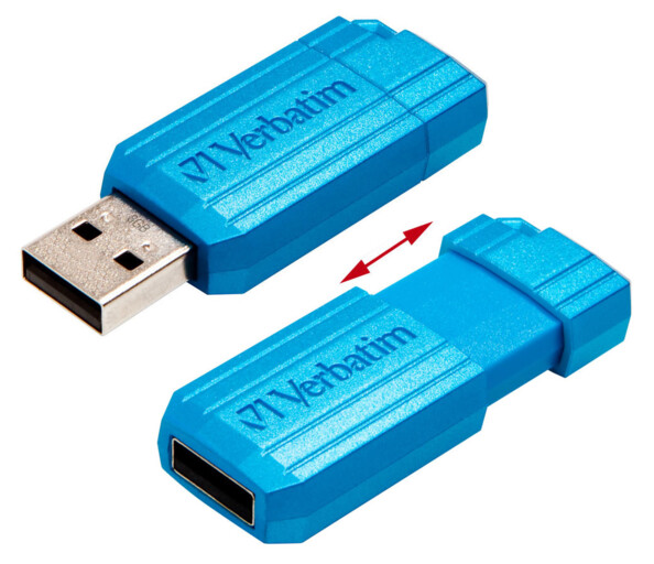 Verbatim clé USB ''Pinstripe'' 16 Go - Bleu