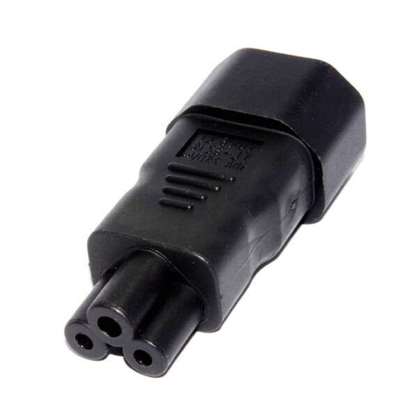 Adaptateur prise IEC C14 mâle vers C5 mâle
