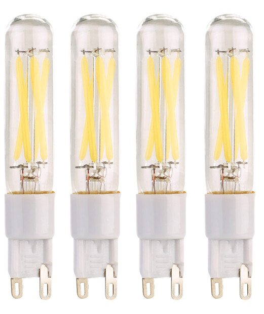 Ampoule G9 LED à filament blanc chaud 3,6 W / 360 lm - Pack de 4