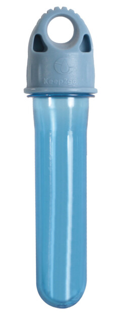 Bouchon universel bleu 30 mm  ''Cap2go '' - avec tube 12 cm