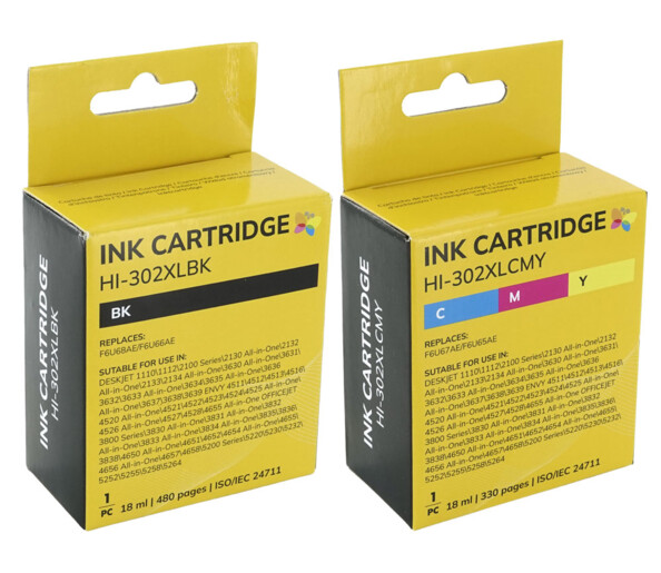 Cartouches remanufacturées HP N°302 XL