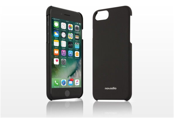 coque noir rigide pour iphone 7 Plus novodio black mamba vide