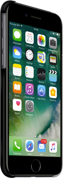 coque noir rigide pour iphone 7 Plus novodio black mamba tranche