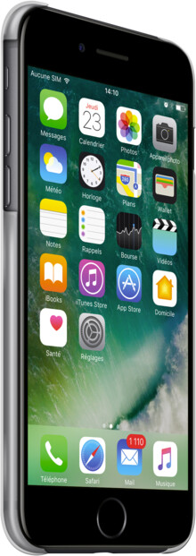 coque transparente rigide pour iphone 7+ Plus novodio crystal case 7 tranche boutons