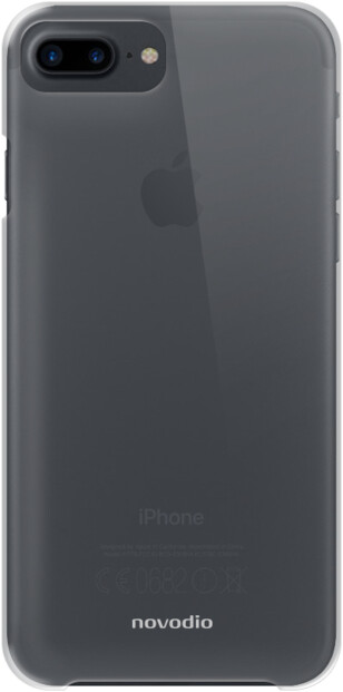 coque transparente rigide pour iphone 7+ novodio crystal case 7 dos