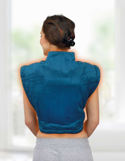 coussin polaire chauffant pour douleurs musculaire dos epaules hydas