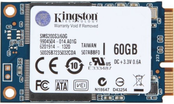 Disque SSD mSATA Kingston - 60 Go
